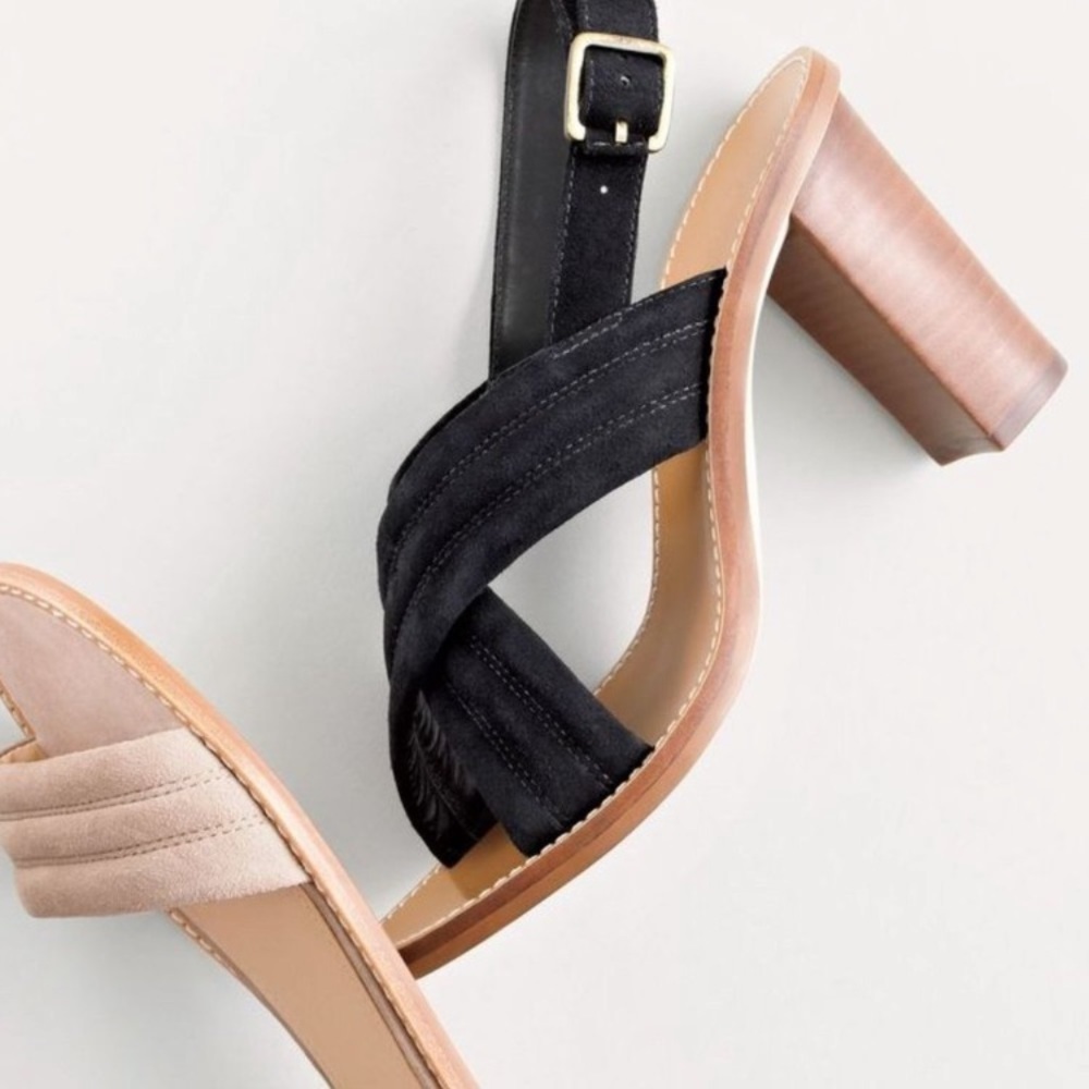 J Crew criss cross strap heel size 6.5